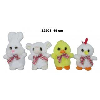ZWIERZĘTA WIELKANOCNE 15CM Z2703, Maskotki, Zabawki