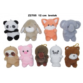 ZWIERZĘTA BRELOK 12CM Z2705, Maskotki, Zabawki