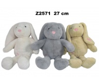 ZAJĄC 3 KOL 27CM Z2571, Maskotki, Zabawki