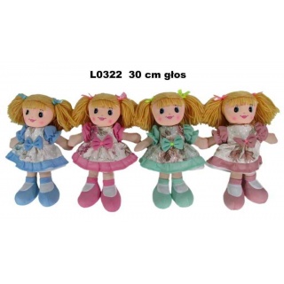 LALKA 30CM GŁOS L0322, Maskotki, Zabawki