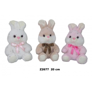 ZAJĄC 3 KOL 20CM Z2677, Maskotki, Zabawki