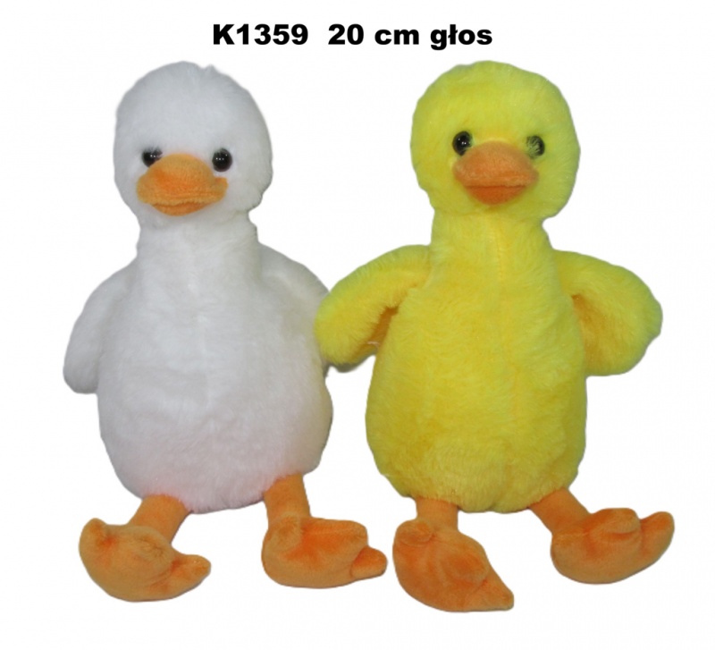 KACZKA GŁOS 20CM K1359, Maskotki, Zabawki