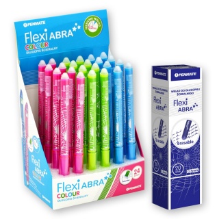 PENMATE ZESTAW PROM.FLEXI ABRA COLOUR 24szt.+20WKŁ, Długopisy, Art. do pisania i korygowania
