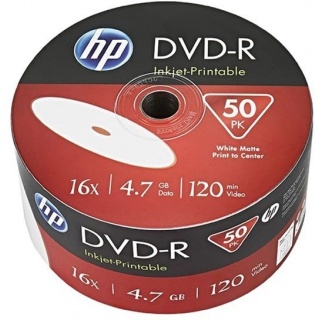 PŁYTA HP DVD-R PRINTABLE 69302 /50/, Nośniki danych, Akcesoria komputerowe