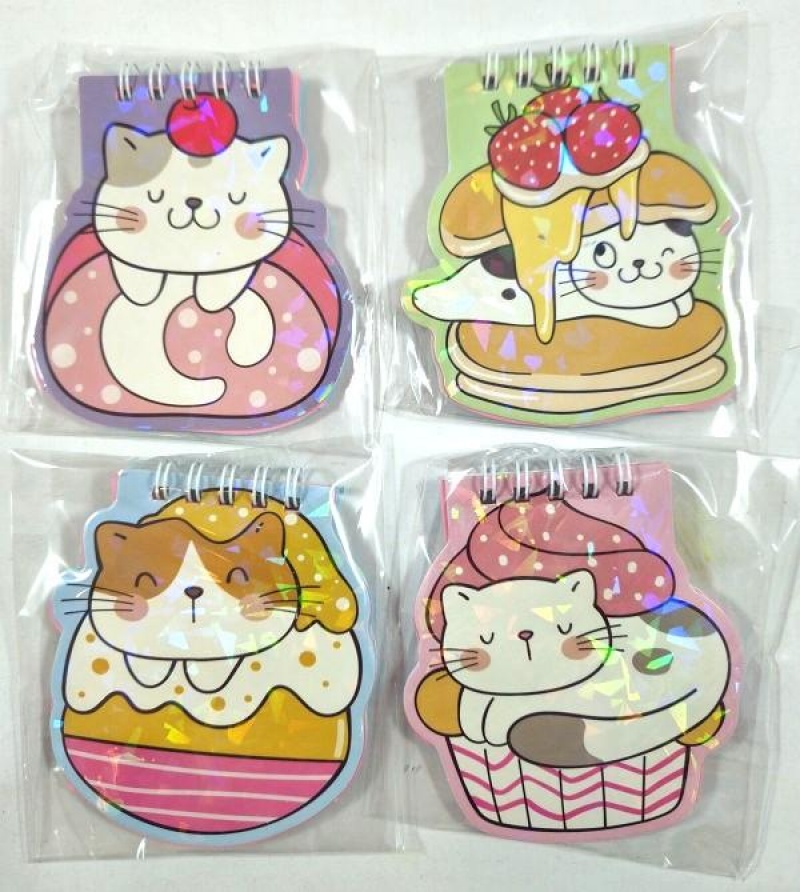 NOTES SZTANCOWANY A-664 kot, Notesy szkolne, Zeszyty i bloki