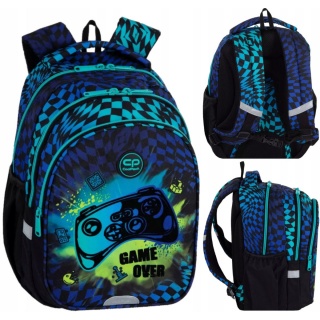 CP PLECAK SZKOLNY JERRY GAMER CHESS, Plecaki, Tekstylia