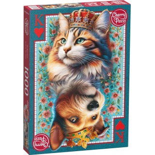 PUZZLE 1000 CHERRYPAZZI THE ROYAL CARD 31414, 1000 element&oacute;w, Puzzle