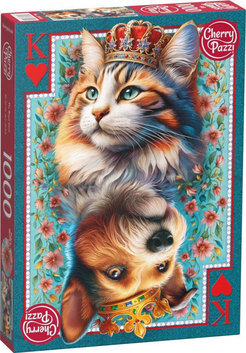 PUZZLE 1000 CHERRYPAZZI THE ROYAL CARD 31414, 1000 element&oacute;w, Puzzle