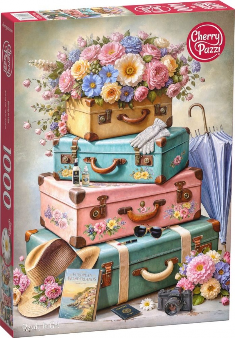 PUZZLE 1000 CHERRYPAZZI READY TO GO 31476, 1000 element&oacute;w, Puzzle