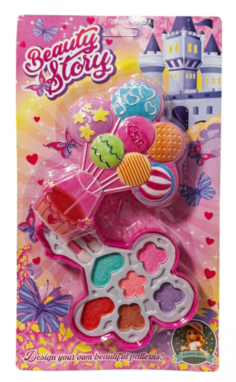 ZESTAW PIĘKNOŚCI -KOSMETYKI DO MALOWANIA 8127, Dla dziewczynki, Zabawki