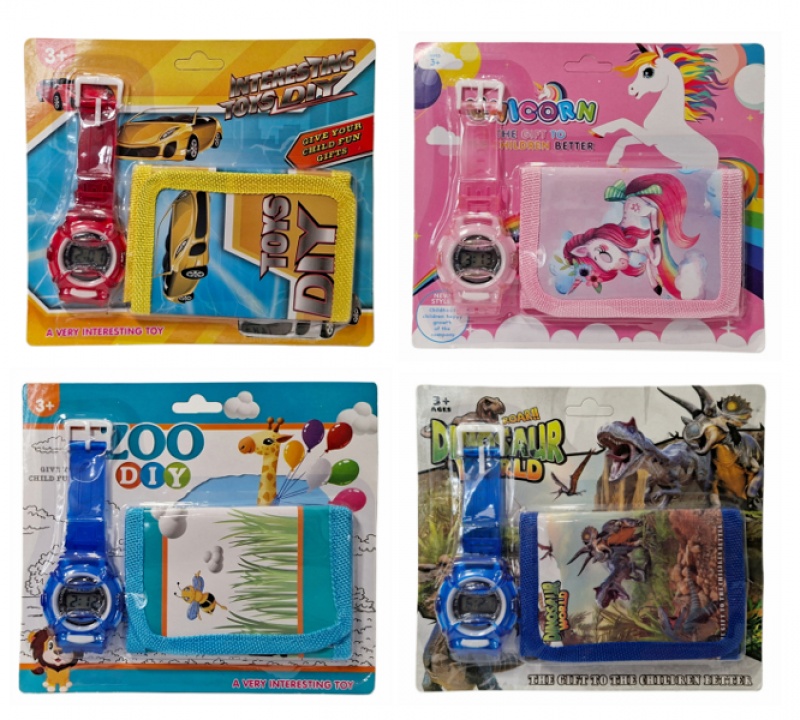 PORTMONETKA + ZEGAREK 4716, Zabawki