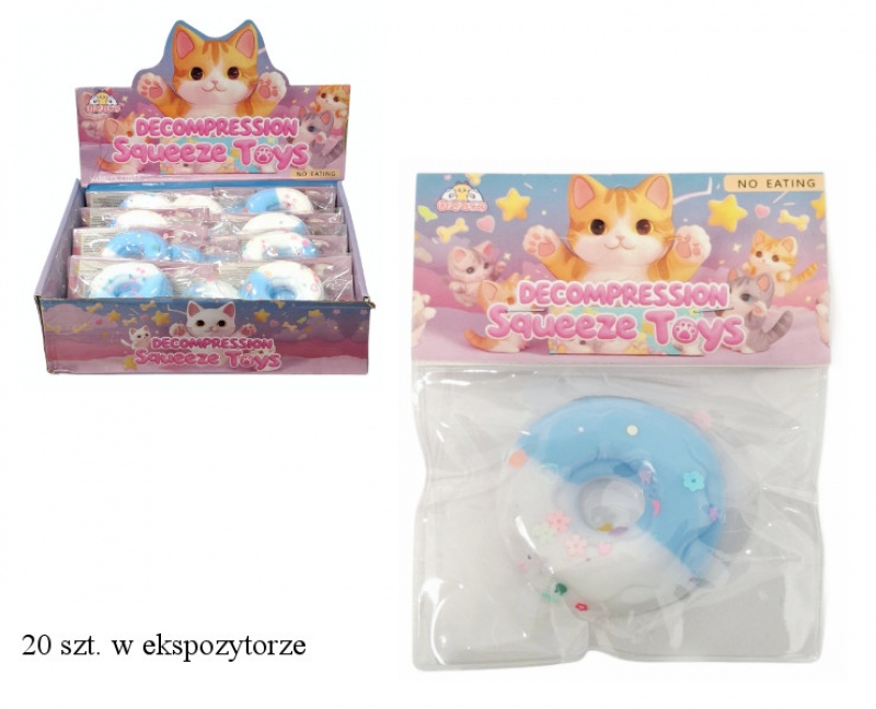 GNIOTEK DONUT 7946, Gluty, gniotki, Zabawki