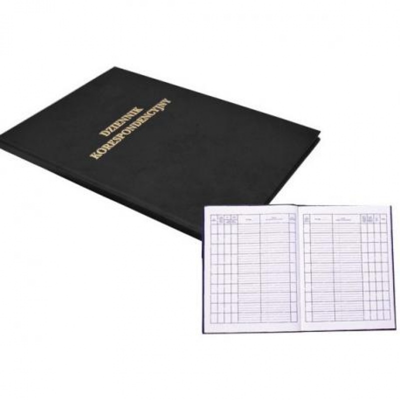 DZIENNIK KORESPONDENCYJNY 192K.CZARNY, Pozostałe, Galanteria papiernicza