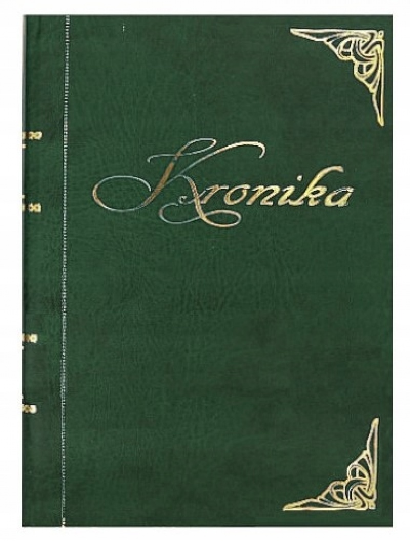 KRONIKA A4 SZYTA PIONOWA ZIELONA, Albumy fotograficzne, Prezentacja