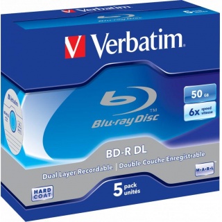 PŁYTA BD-R VERBATIM 50GB SLIM, Nośniki danych, Akcesoria komputerowe