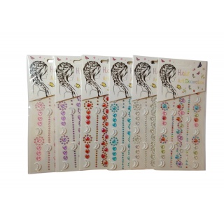 OZDOBA SAMOPRZYLEPNA XF-12 22x10 KSIĘŻYC+SERCE, Naklejki, Art. kreatywne