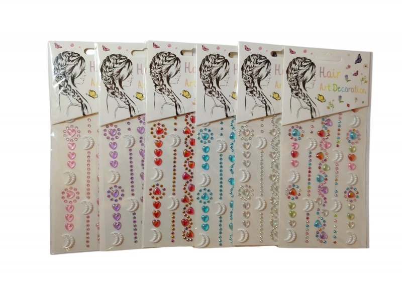 OZDOBA SAMOPRZYLEPNA XF-12 22x10 KSIĘŻYC+SERCE, Naklejki, Art. kreatywne