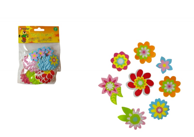 ART. KREATYWNY SAMOPRZYLEPNY KWIATY-715, Naklejki, Art. kreatywne