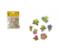 ART. KREATYWNY SAMOPRZYLEPNY OGR&Oacute;D/MOTYLE, Naklejki, Art. kreatywne