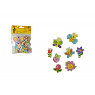 ART. KREATYWNY SAMOPRZYLEPNY OGR&Oacute;D/MOTYLE, Naklejki, Art. kreatywne