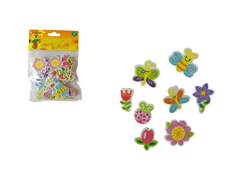 ART. KREATYWNY SAMOPRZYLEPNY OGR&Oacute;D/MOTYLE, Naklejki, Art. kreatywne