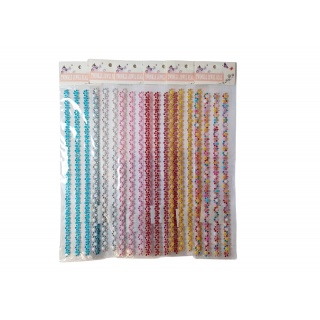 OZDOBA SAMOPRZYLEPNA 34,5x7,5 NML-007, Naklejki, Art. kreatywne