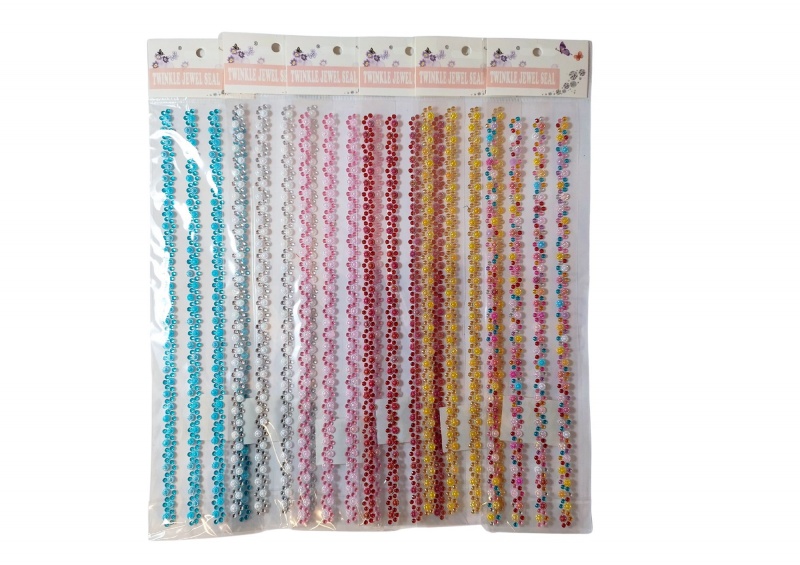 OZDOBA SAMOPRZYLEPNA 34,5x7,5 NML-007, Naklejki, Art. kreatywne