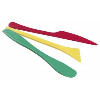 Szpatułki modelarskie JOVI, 3 szt., mix kształt&oacute;w, mix kolor&oacute;w, Produkty kreatywne, Artykuły szkolne