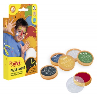 Farby do malowania twarzy JOVI, 6x8ml, mix kolor&oacute;w, Produkty kreatywne, Artykuły szkolne