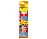 Farby do malowania twarzy JOVI Adventure, 3x8ml, z pędzelkiem i gąbką, mix kolor&oacute;w, Produkty kreatywne, Artykuły szkolne