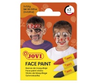 Face painting crayons JOVI Scary, 3x5.6g, 3 pcs., mix of colours