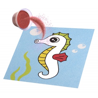 Zestaw do malowania piaskiem JOVI Play&Fun, ocean, Produkty kreatywne, Artykuły szkolne