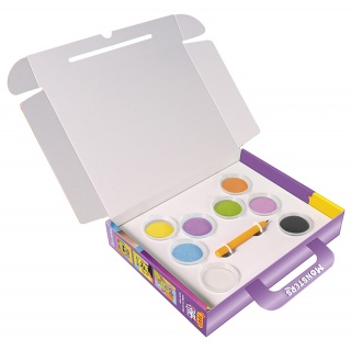 Zestaw do malowania piaskiem JOVI Play&Fun, potwory, Produkty kreatywne, Artykuły szkolne