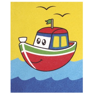 Zestaw do malowania piaskiem JOVI Play&Fun, pojazdy, Produkty kreatywne, Artykuły szkolne