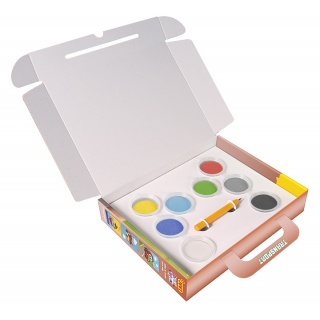 Zestaw do malowania piaskiem JOVI Play&Fun, pojazdy, Produkty kreatywne, Artykuły szkolne