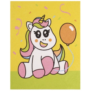 Zestaw do malowania piaskiem JOVI Play&Fun, jednorożce, Produkty kreatywne, Artykuły szkolne