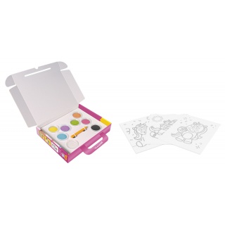 Zestaw do malowania piaskiem JOVI Play&Fun, jednorożce, Produkty kreatywne, Artykuły szkolne