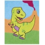 Zestaw do malowania piaskiem JOVI Play&Fun, dinozaury, Produkty kreatywne, Artykuły szkolne