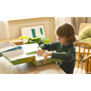 Zestaw do malowania piaskiem JOVI Play&Fun, dinozaury, Produkty kreatywne, Artykuły szkolne