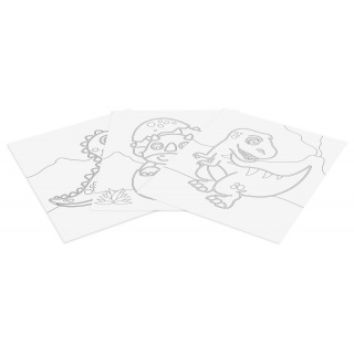 Zestaw do malowania piaskiem JOVI Play&Fun, dinozaury, Produkty kreatywne, Artykuły szkolne