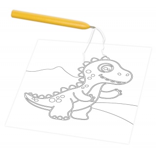 Zestaw do malowania piaskiem JOVI Play&Fun, dinozaury, Produkty kreatywne, Artykuły szkolne