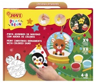 Zestaw do malowania piaskiem JOVI Play&Fun, Boże Narodzenie, Produkty kreatywne, Artykuły szkolne