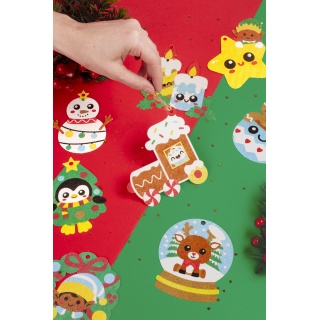 Zestaw do malowania piaskiem JOVI Play&Fun, Boże Narodzenie, Produkty kreatywne, Artykuły szkolne