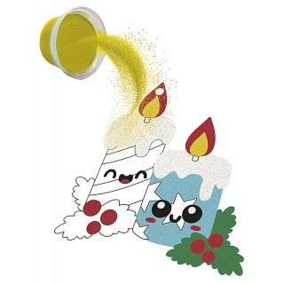 Zestaw do malowania piaskiem JOVI Play&Fun, Boże Narodzenie, Produkty kreatywne, Artykuły szkolne