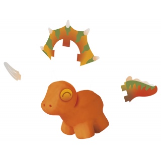 Zestaw plasteliny JOVI Play&Fun, dinozaury, Produkty kreatywne, Artykuły szkolne