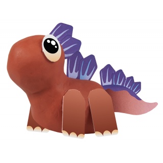 Zestaw plasteliny JOVI Play&Fun, dinozaury, Produkty kreatywne, Artykuły szkolne