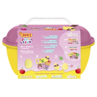Zestaw plasteliny JOVI Play&Fun, owoce, Produkty kreatywne, Artykuły szkolne