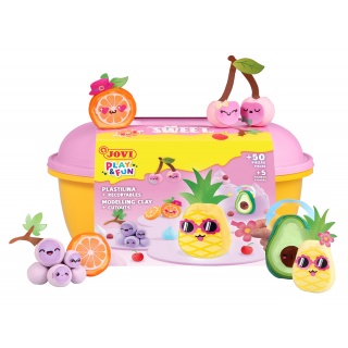 Zestaw plasteliny JOVI Play&Fun, owoce, Produkty kreatywne, Artykuły szkolne
