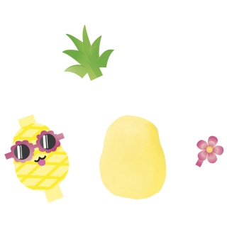 Zestaw plasteliny JOVI Play&Fun, owoce, Produkty kreatywne, Artykuły szkolne