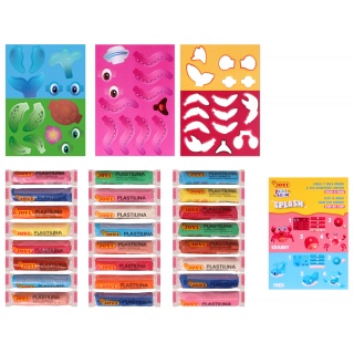 Zestaw plasteliny JOVI Play&Fun, zwierzęta wodne, Produkty kreatywne, Artykuły szkolne